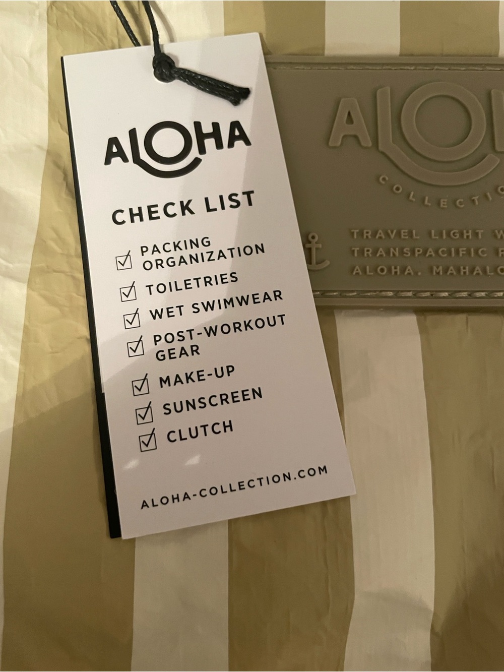 ALOHA Collection  “With Love From Paradise” Splash-Proof Pouch - Picture 5 of 6